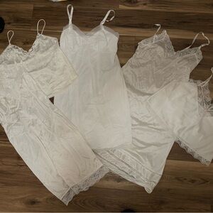 Vintage Lace Slip Dresses